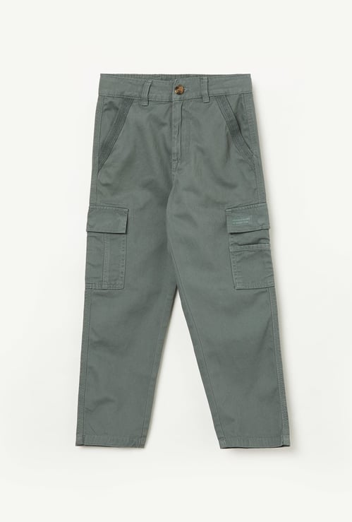UNITED COLORS OF BENETTON Boys Solid Cargos