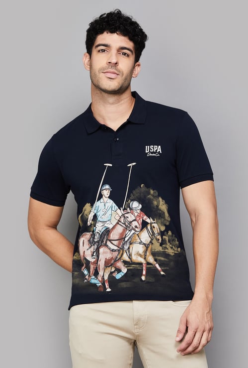 US POLO ASSN Printed Polo T-shirt