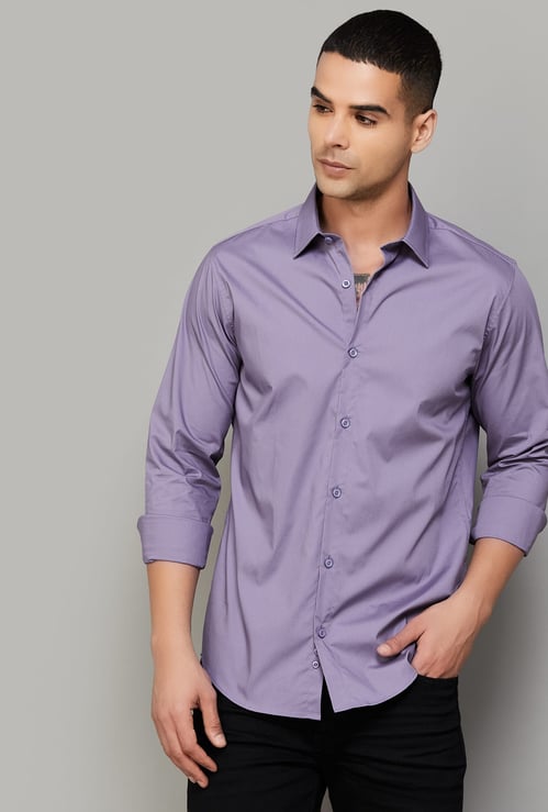 UNITED COLORS OF BENETTON Solid Slim Fit Shirt