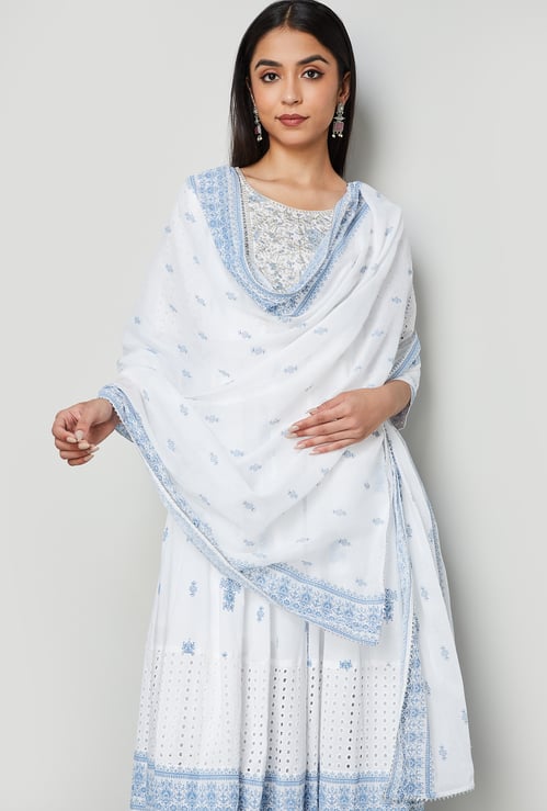 MELANGE Printed Dupatta