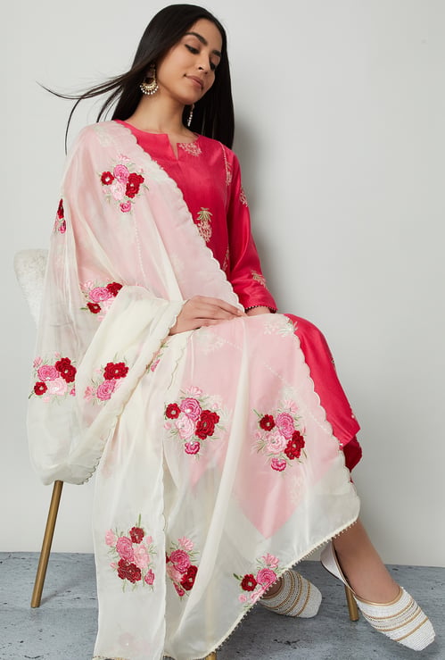 MELANGE Embroidered Dupatta