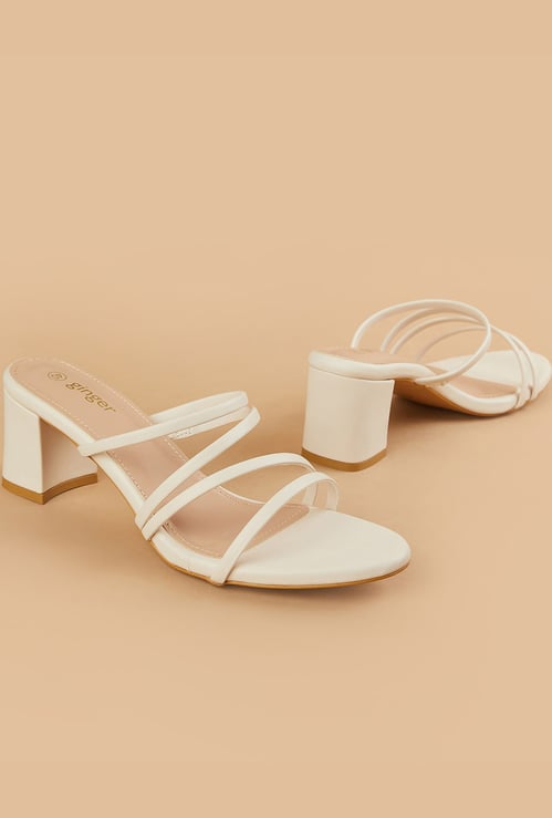 GINGER Strappy Block Heels