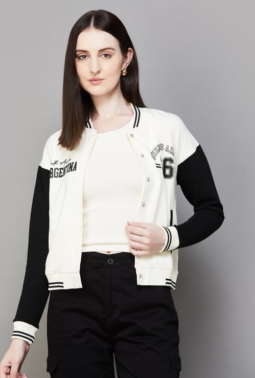 KRAUS Colourblock Varsity Jacket