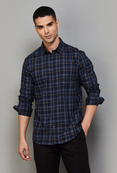 INDIAN TERRAIN Checked Classic Fit Shirt