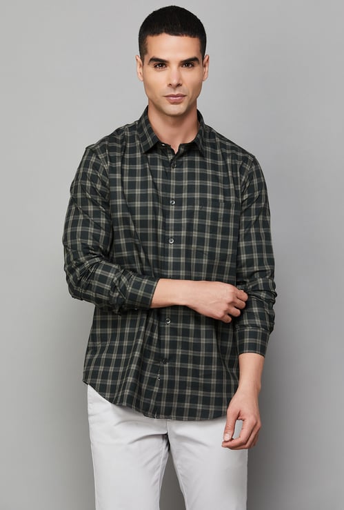 INDIAN TERRAIN Checked Regular Fit Shirt