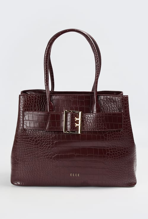 ELLE Textured Handheld Bag