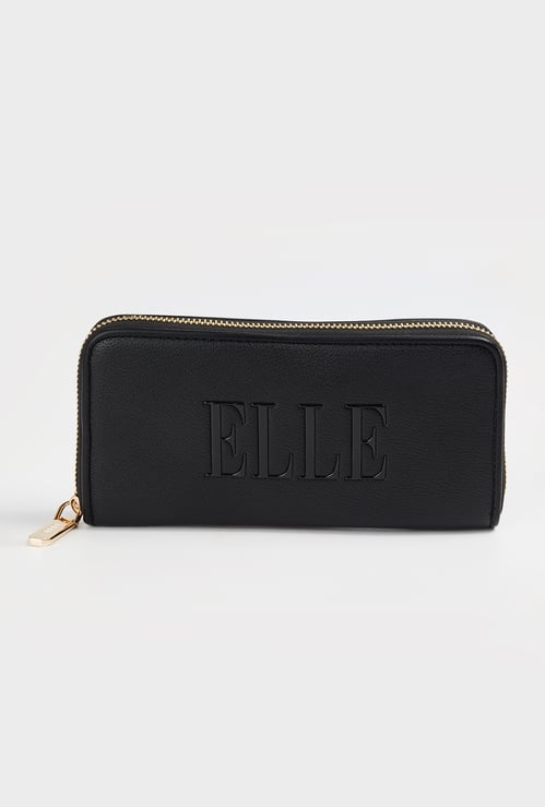 ELLE Textured Wristlet Wallet