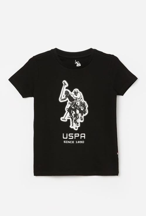 US POLO ASSN KIDS Boys Graphic Print T-shirt