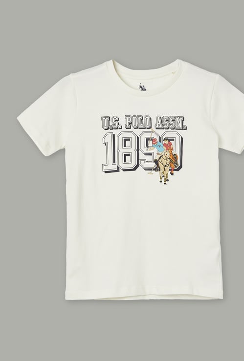 US POLO ASSN KIDS Boys Graphic Print T-shirt