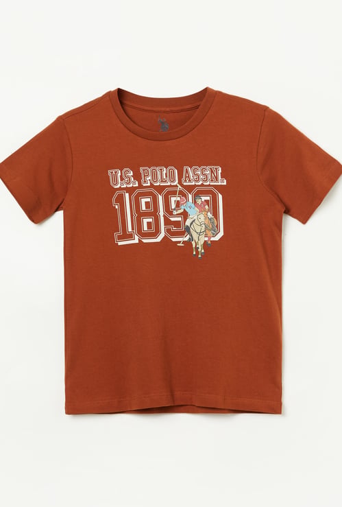 US POLO ASSN KIDS Boys Graphic Print T-shirt