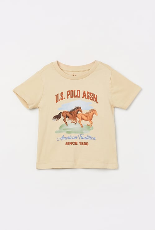 US POLO ASSN KIDS Boys Graphic Print T-shirt