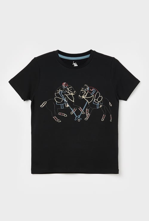 US POLO ASSN KIDS Boys Graphic Print T-shirt