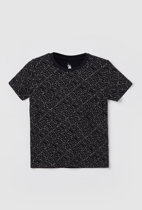 US POLO ASSN KIDS Boys Printed T-shirt