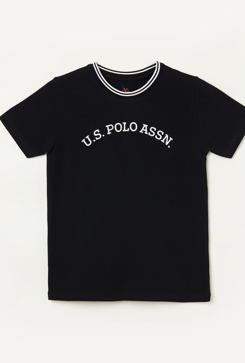 US POLO ASSN KIDS Boys Solid T-shirt