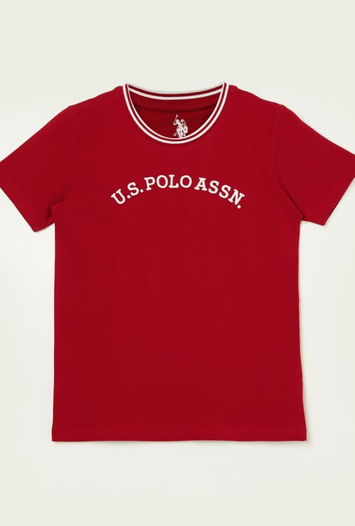 US POLO ASSN KIDS Boys Graphic Print T-shirt