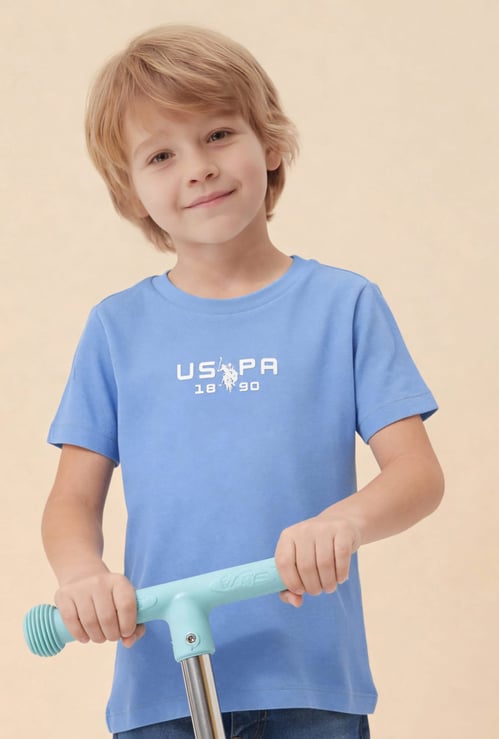 US POLO ASSN KIDS Boys Printed T-shirt