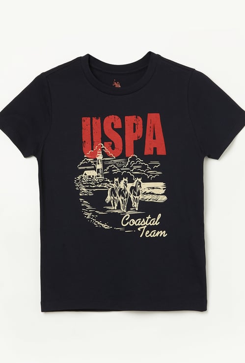 US POLO ASSN KIDS Boys Graphic Print T-shirt