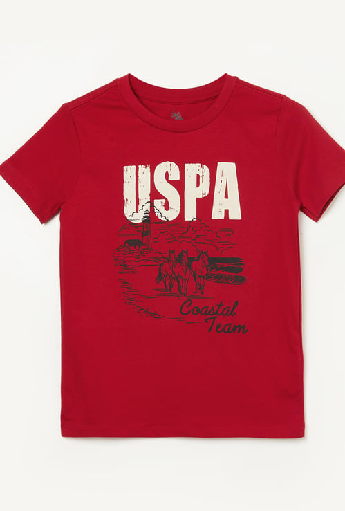 US POLO ASSN KIDS Boys Printed T-shirt