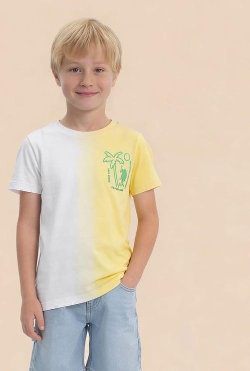 US POLO ASSN KIDS Boys Graphic Print T-shirt