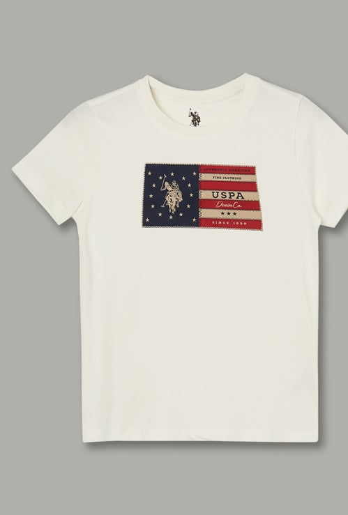 US POLO ASSN KIDS Boys Applique T-shirt