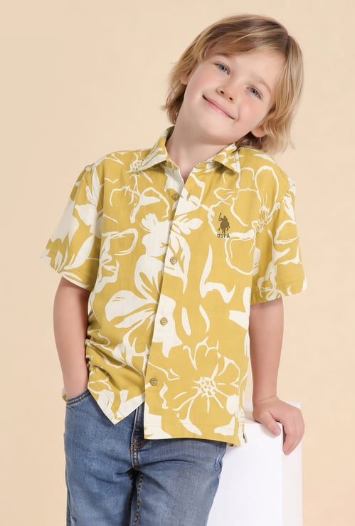 US POLO ASSN KIDS Printed Shirt