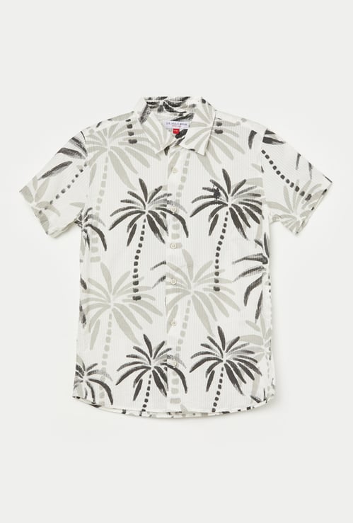 US POLO ASSN KIDS Boys Printed Shirt