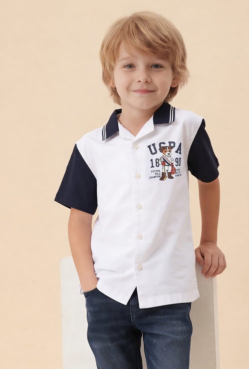 US POLO ASSN KIDS Printed Shirt