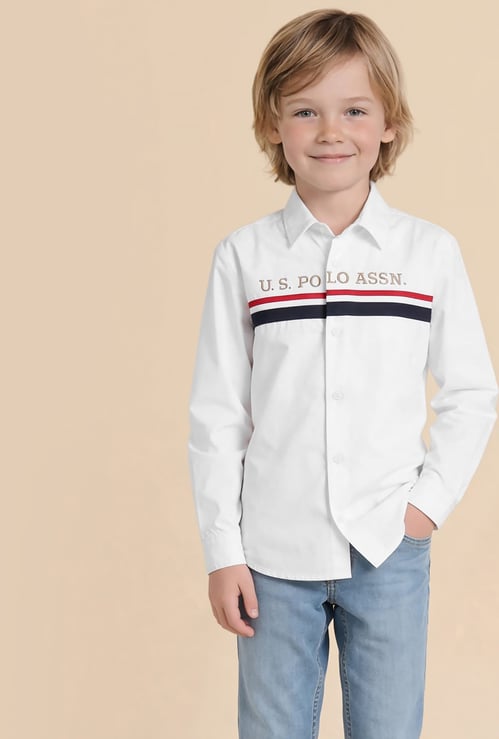 US POLO ASSN Boys Striped Shirt