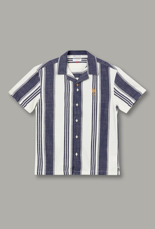 US POLO ASSN KIDS Boys Striped Shirt