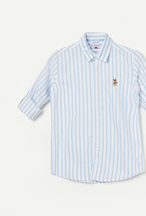 US POLO ASSN KIDS Boys Striped Shirt