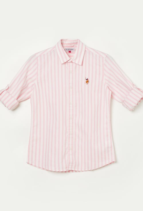 US POLO ASSN KIDS Boys Striped Shirt