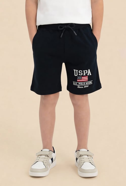 US POLO ASSN KIDS Boys Solid Regular Shorts