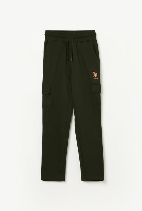 US POLO ASSN KIDS Boys Solid Cargos