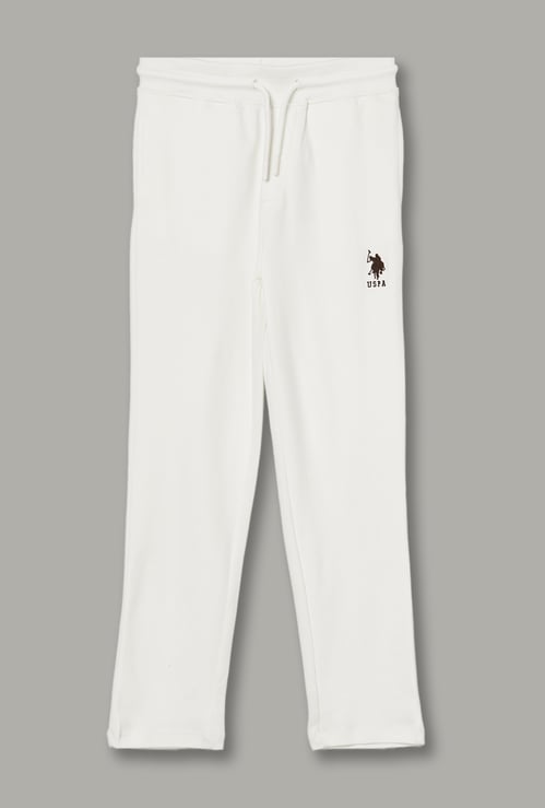 US POLO ASSN KIDS Boys Solid Track Pants