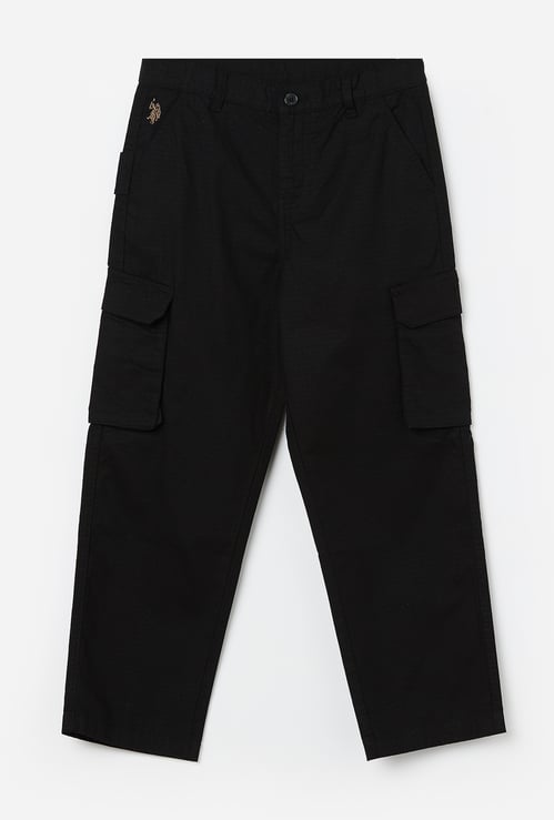 US POLO ASSN KIDS Boys Solid Cargos