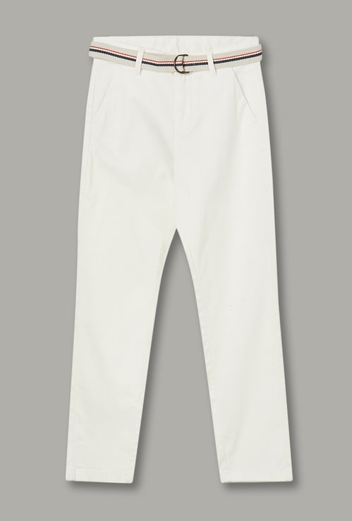 US POLO ASSN KIDS Boys Solid Trousers