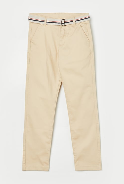 US POLO ASSN KIDS Boys Solid Trousers