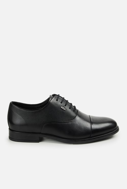 LEE COOPER Solid Lace-Up Shoes