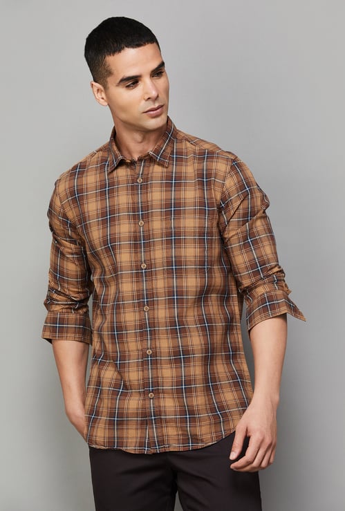 INDIAN TERRAIN Checked Regular Fit Shirt