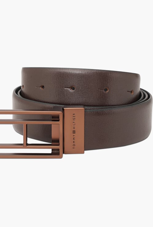 TOMMY HILFIGER Textured Reversible Belt