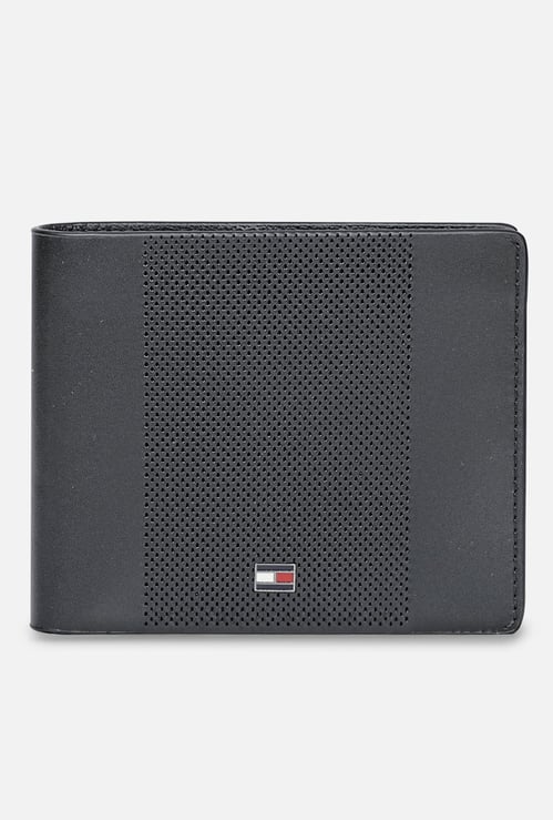 TOMMY HILFIGER Textured Bi-Fold Wallet