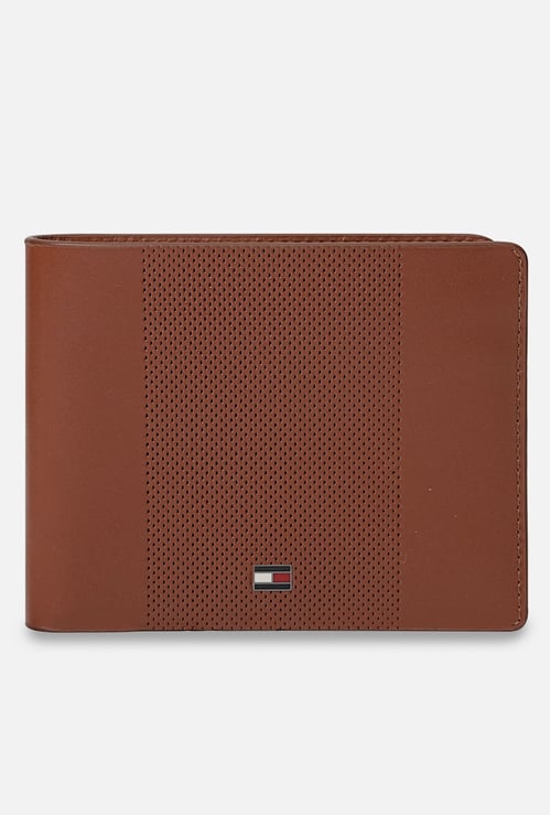 TOMMY HILFIGER Textured Bi-Fold Wallet