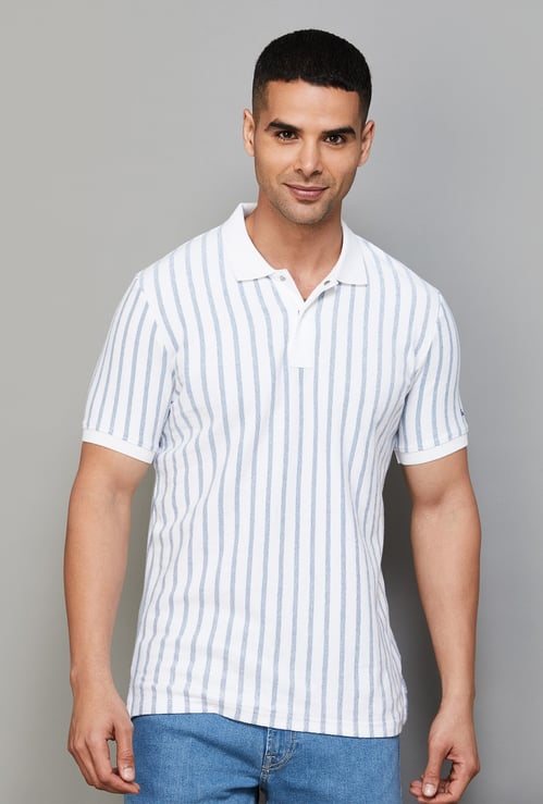 PEPE JEANS Striped Polo T-shirt