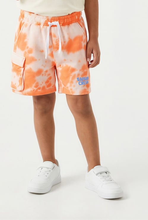 FAME FOREVER Boys Tie & Dye Regular Shorts