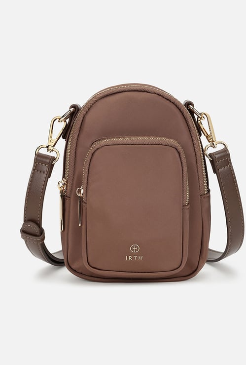 IRTH Solid Crossbody Bag