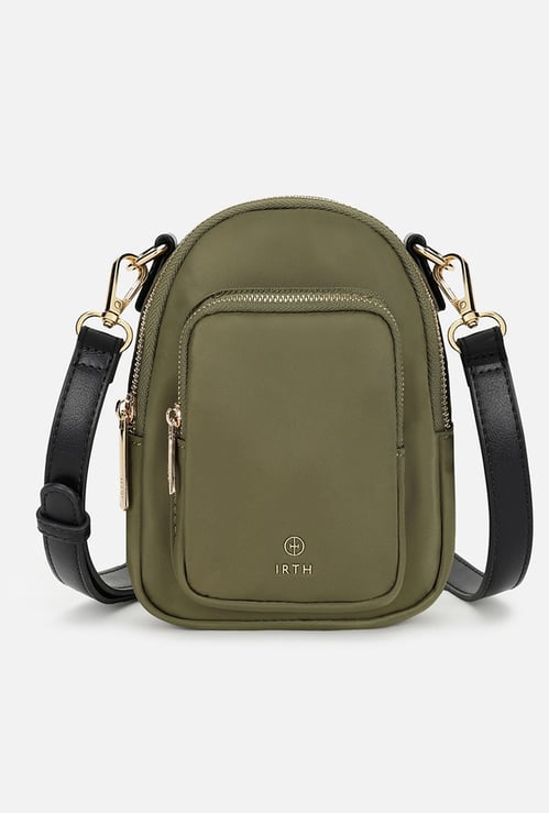IRTH Solid Crossbody Bag