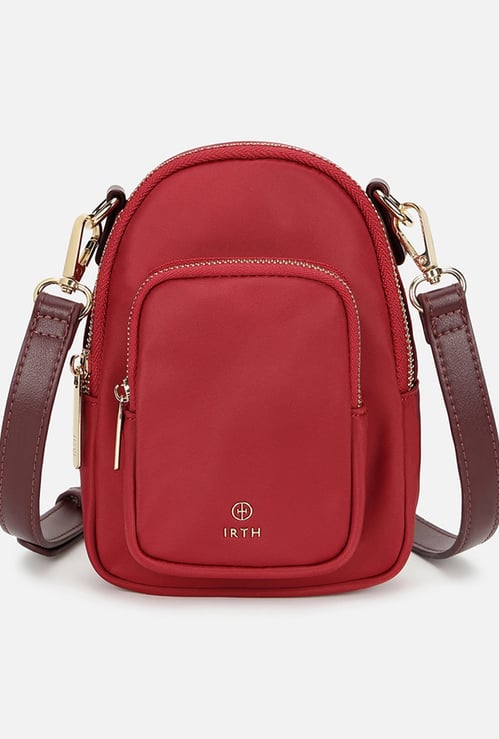 IRTH Solid Crossbody Bag