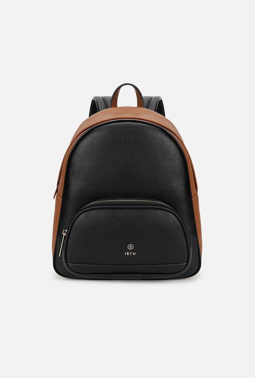 IRTH Colourblocked Laptop Backpack