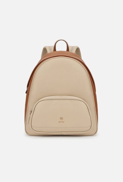 IRTH Colourblocked Laptop Backpack