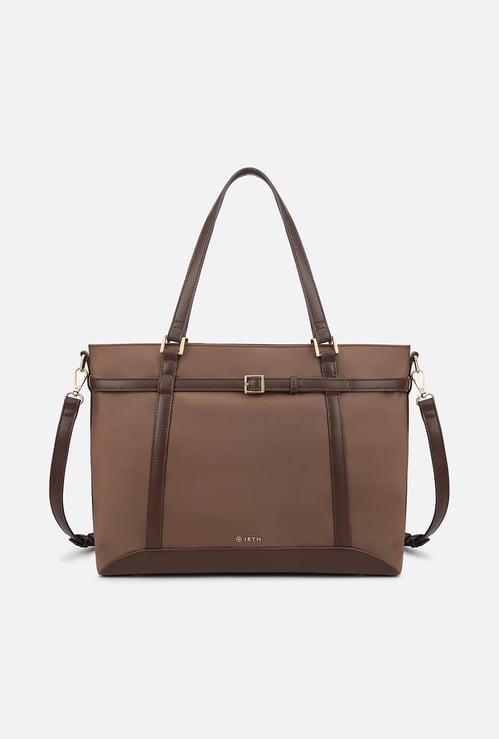 IRTH Contrast Panel Laptop Bag